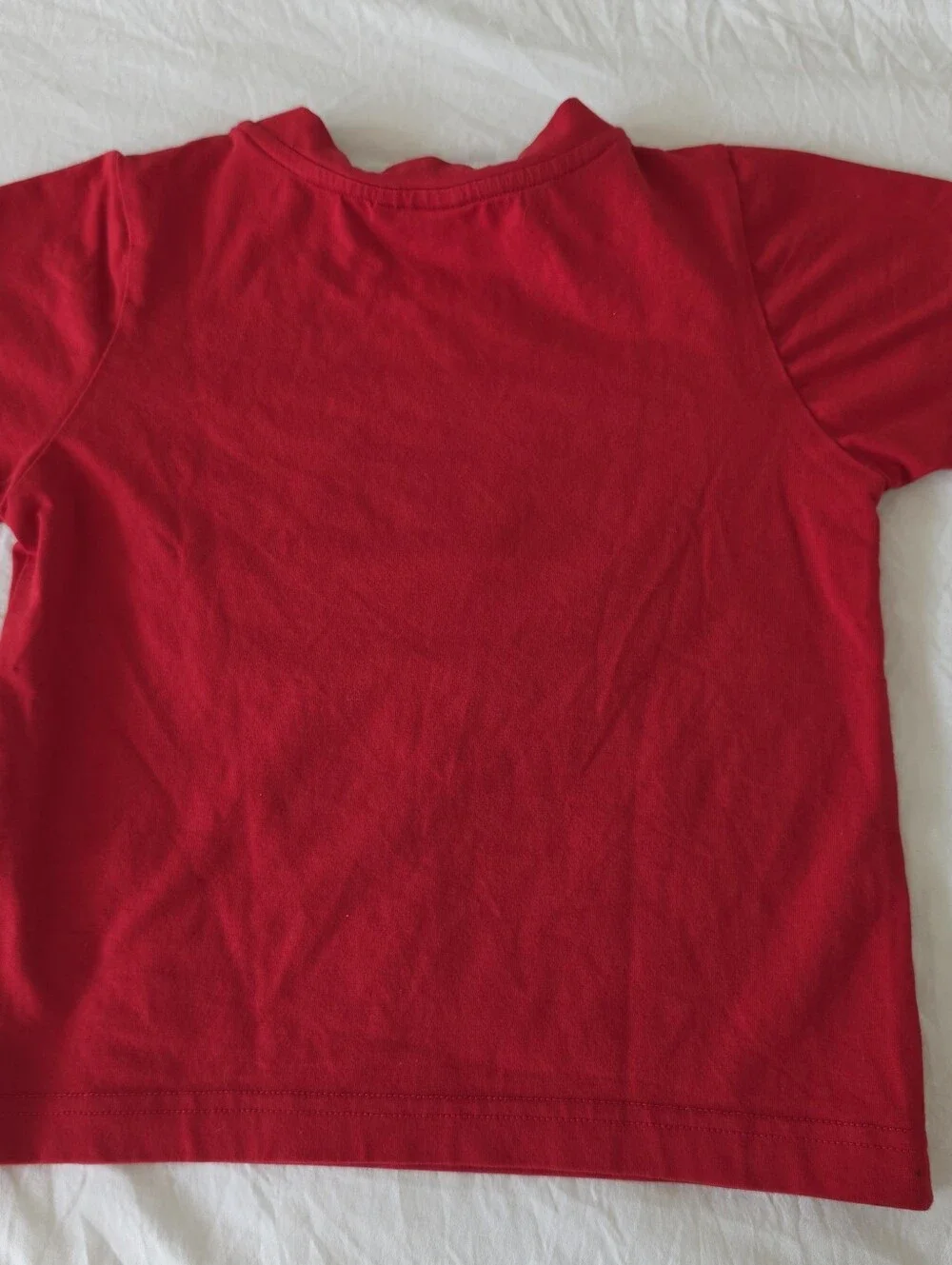 Busy Bees Smocks Dog And Football Red Tee T-shirt Boys 3T